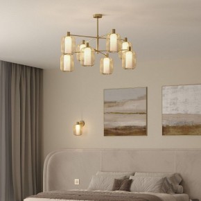 Люстра на штанге Eurosvet Voile 30192/8 золото в Губахе - gubaha.ok-mebel.com | фото 3