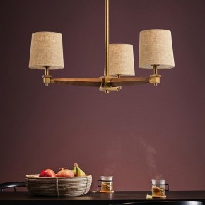 Люстра на штанге Imperiumloft Jorgenson Beige/Dark wood STAVRA01 в Губахе - gubaha.ok-mebel.com | фото 9
