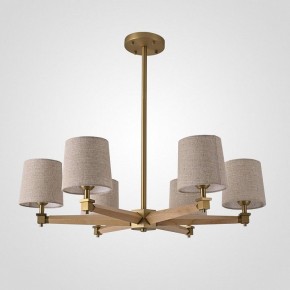 Люстра на штанге Imperiumloft Jorgenson Beige/Light wood STAVRA01 в Губахе - gubaha.ok-mebel.com | фото