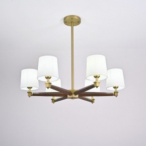 Люстра на штанге Imperiumloft Jorgenson White/Dark wood STAVRA01 в Губахе - gubaha.ok-mebel.com | фото 2