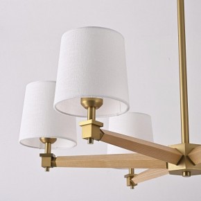 Люстра на штанге Imperiumloft Jorgenson White/Light wood STAVRA01 в Губахе - gubaha.ok-mebel.com | фото 11