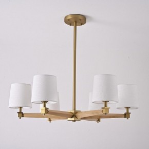 Люстра на штанге Imperiumloft Jorgenson White/Light wood STAVRA01 в Губахе - gubaha.ok-mebel.com | фото 5