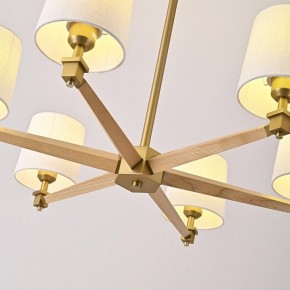 Люстра на штанге Imperiumloft Jorgenson White/Light wood STAVRA01 в Губахе - gubaha.ok-mebel.com | фото 7