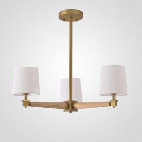 Люстра на штанге Imperiumloft Jorgenson White/Light wood STAVRA01 в Губахе - gubaha.ok-mebel.com | фото