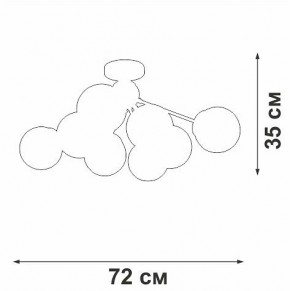 Люстра на штанге Vitaluce V3772 V3772-8/8PL в Губахе - gubaha.ok-mebel.com | фото 4