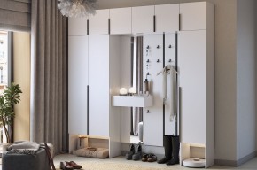 МЕБЕЛЬСОН К32 Прихожая (белое дерево) в Губахе - gubaha.ok-mebel.com | фото