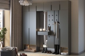 МЕБЕЛЬСОН К32 Прихожая (графит) в Губахе - gubaha.ok-mebel.com | фото