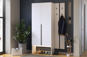 МЕРСИ Прихожая (модульная) белое дерево в Губахе - gubaha.ok-mebel.com | фото