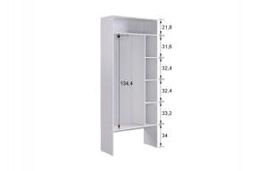 МЕРСИ Прихожая (модульная) графит в Губахе - gubaha.ok-mebel.com | фото 5
