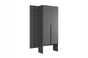 МЕРСИ Прихожая (модульная) графит в Губахе - gubaha.ok-mebel.com | фото 6