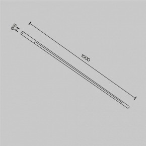 Модульный светильник Maytoni Basis C100CL-L1000-24W3-6K-B в Губахе - gubaha.ok-mebel.com | фото 6