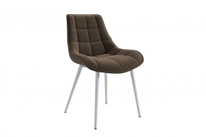 МОНТИ Стул (кофе (велюр)/белый) в Губахе - gubaha.ok-mebel.com | фото