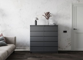 МОРИ МК 1200.10 Комод (графит) в Губахе - gubaha.ok-mebel.com | фото