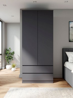 МОРИ МШ 900.2 Шкаф (графит) в Губахе - gubaha.ok-mebel.com | фото 3
