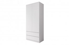 МОРИ МШ 900.2 Шкаф с 2мя дв и 2мя ящ. (белый) в Губахе - gubaha.ok-mebel.com | фото