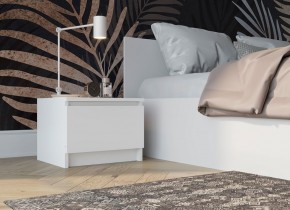 МОРИ ТПМ 400.1 Тумба прикроватная (белый) в Губахе - gubaha.ok-mebel.com | фото 3
