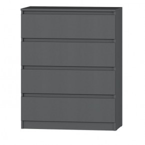 МС "Хилтон" Комод №1 800 (4 ящ.) графит в Губахе - gubaha.ok-mebel.com | фото 2