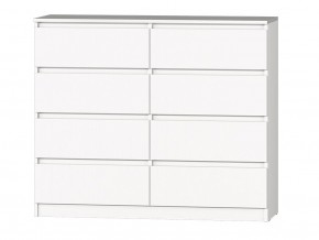 МС "Хилтон" Комод №3 1200 (8 ящ.) белый текстурный в Губахе - gubaha.ok-mebel.com | фото 2