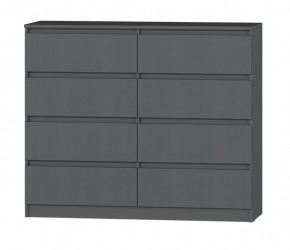 МС "Хилтон" Комод №3 1200 (8 ящ.) графит в Губахе - gubaha.ok-mebel.com | фото 2