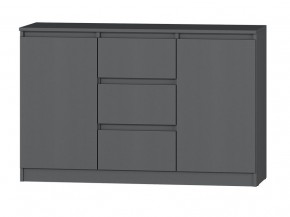 МС "Хилтон" Комод №4 1200 (графит) в Губахе - gubaha.ok-mebel.com | фото 2