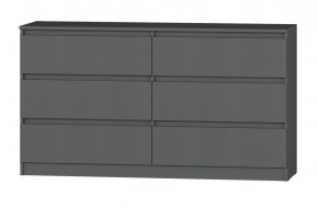 МС "Хилтон" Комод №5 1400 (6 ящ.) графит в Губахе - gubaha.ok-mebel.com | фото 2