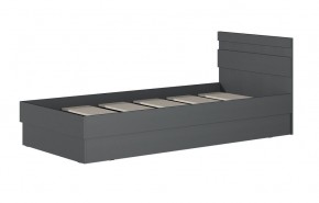 МС "Хилтон" Кровать 0,9 (графит) в Губахе - gubaha.ok-mebel.com | фото 2