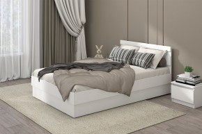 МС "Хилтон" Кровать 1,2 (Белый текстурный) в Губахе - gubaha.ok-mebel.com | фото