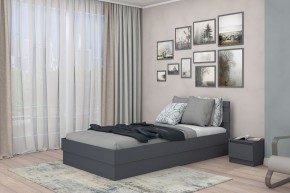 МС "Хилтон" Кровать 1,2 (графит) в Губахе - gubaha.ok-mebel.com | фото