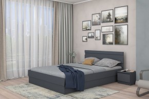 МС "Хилтон" Кровать 1,6 (графит) в Губахе - gubaha.ok-mebel.com | фото