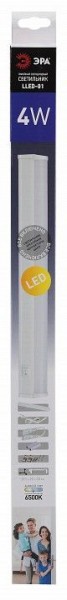 Накладной светильник Эра  LLED-01-04W-6500-W в Губахе - gubaha.ok-mebel.com | фото 4