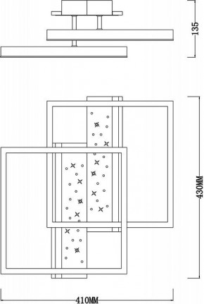 Накладной светильник Escada Stellar 10215/2LED в Губахе - gubaha.ok-mebel.com | фото 6