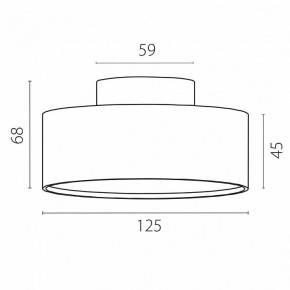 Накладной светильник Lightstar Acuto 215937 в Губахе - gubaha.ok-mebel.com | фото 3