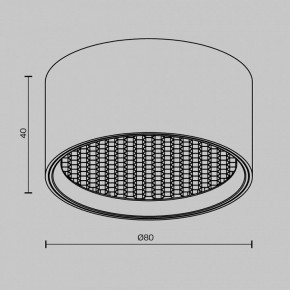 Накладной светильник Maytoni Glare C122CL-L7-3K-W в Губахе - gubaha.ok-mebel.com | фото 6