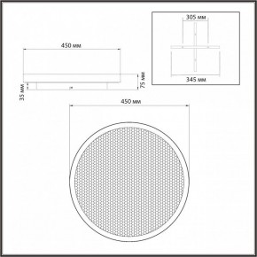 Накладной светильник Sonex Shimmers 7736/60L в Губахе - gubaha.ok-mebel.com | фото 8