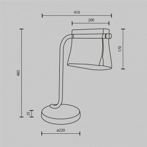 Настольная лампа декоративная Maytoni Cabaret MOD170TL-L8BS3K в Губахе - gubaha.ok-mebel.com | фото 7