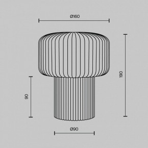 Настольная лампа декоративная Maytoni Omaggio MOD404TL-01GR в Губахе - gubaha.ok-mebel.com | фото 5