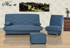 Комплект мягкой мебели НЕО 19 (3+1+ Пуф) в Губахе - gubaha.ok-mebel.com | фото 1