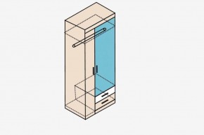 НИКА Н10з Шкаф для одежды в Губахе - gubaha.ok-mebel.com | фото 4