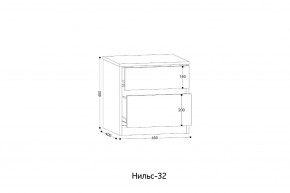 НИЛЬС - 32 Тумба в Губахе - gubaha.ok-mebel.com | фото 2