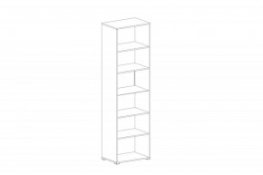 НИЦЦА Гостиная Шкаф-витрина 1 дв в Губахе - gubaha.ok-mebel.com | фото 2