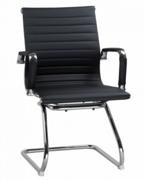 Офисное кресло для посетителей LMR-102N Черный в Губахе - gubaha.ok-mebel.com | фото