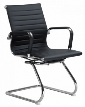 Офисное кресло для посетителей LMR-102N Черный в Губахе - gubaha.ok-mebel.com | фото 2