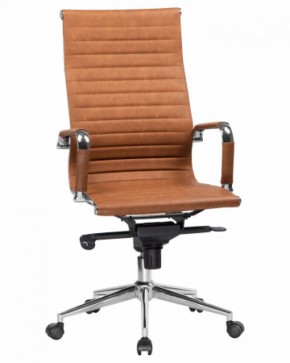 Офисное кресло для руководителей DOBRIN CLARK LMR-101F светло-коричневый №321 в Губахе - gubaha.ok-mebel.com | фото 1