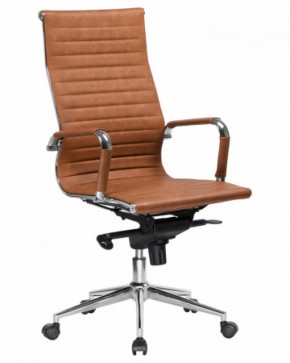 Офисное кресло для руководителей DOBRIN CLARK LMR-101F светло-коричневый №321 в Губахе - gubaha.ok-mebel.com | фото 2