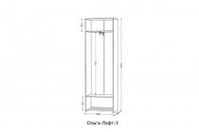 ОЛЬГА-ЛОФТ 3 Шкаф 2-х створчатый в Губахе - gubaha.ok-mebel.com | фото 3