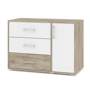 ОЛИВИЯ О63 Комод (дуб серый/белый) в Губахе - gubaha.ok-mebel.com | фото