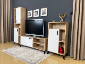 ОСКАР TRIO Гостиная (дуб золотой/белый) в Губахе - gubaha.ok-mebel.com | фото 3