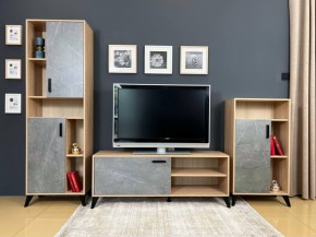 ОСКАР TRIO Гостиная (дуб золотой/каспий темный) в Губахе - gubaha.ok-mebel.com | фото 2