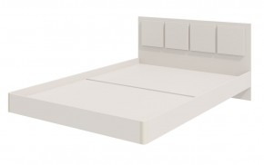Парус Кровать 1600 на щитах (Белый) в изголовье 5 декор. квадрата в Губахе - gubaha.ok-mebel.com | фото