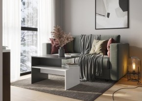 ПАРУС Стол (белый/графит) в Губахе - gubaha.ok-mebel.com | фото
